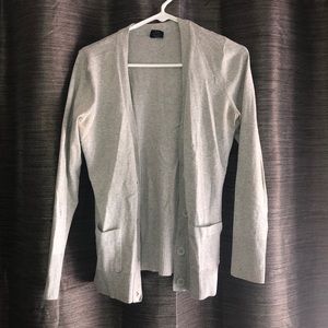 Gray cardigan